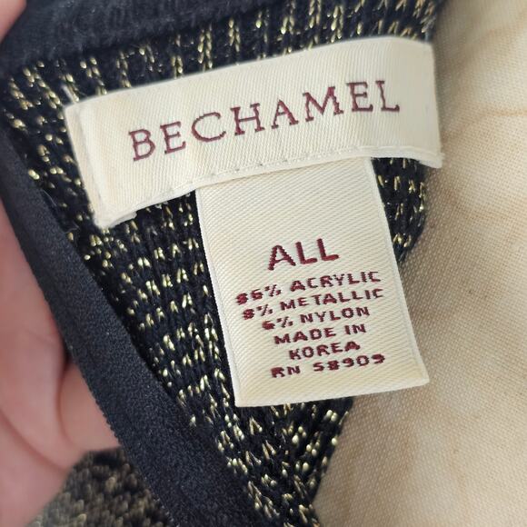 Lot of 2 mock turtleneck dickies modesty panels metallic gold red black one size - Picture 10 of 10